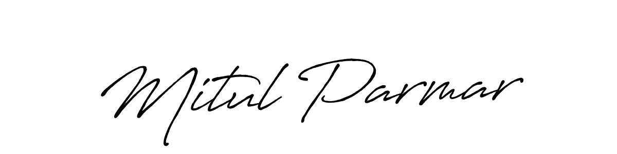 How to Draw Mitul Parmar signature style? Antro_Vectra_Bolder is a latest design signature styles for name Mitul Parmar. Mitul Parmar signature style 7 images and pictures png