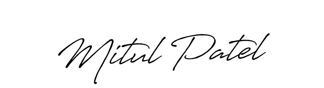 Make a beautiful signature design for name Mitul Patel. Use this online signature maker to create a handwritten signature for free. Mitul Patel signature style 7 images and pictures png