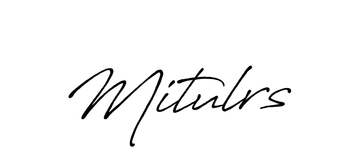 Antro_Vectra_Bolder is a professional signature style that is perfect for those who want to add a touch of class to their signature. It is also a great choice for those who want to make their signature more unique. Get Mitulrs name to fancy signature for free. Mitulrs signature style 7 images and pictures png