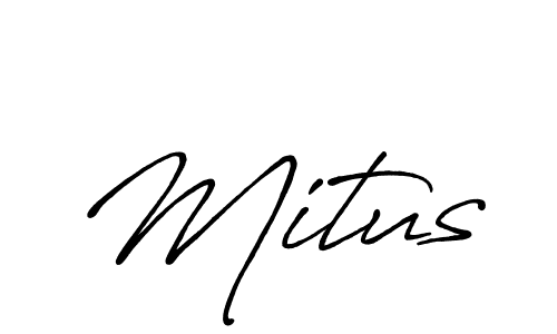 It looks lik you need a new signature style for name Mitus. Design unique handwritten (Antro_Vectra_Bolder) signature with our free signature maker in just a few clicks. Mitus signature style 7 images and pictures png