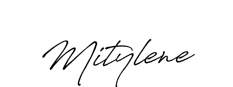 Also we have Mitylene name is the best signature style. Create professional handwritten signature collection using Antro_Vectra_Bolder autograph style. Mitylene signature style 7 images and pictures png