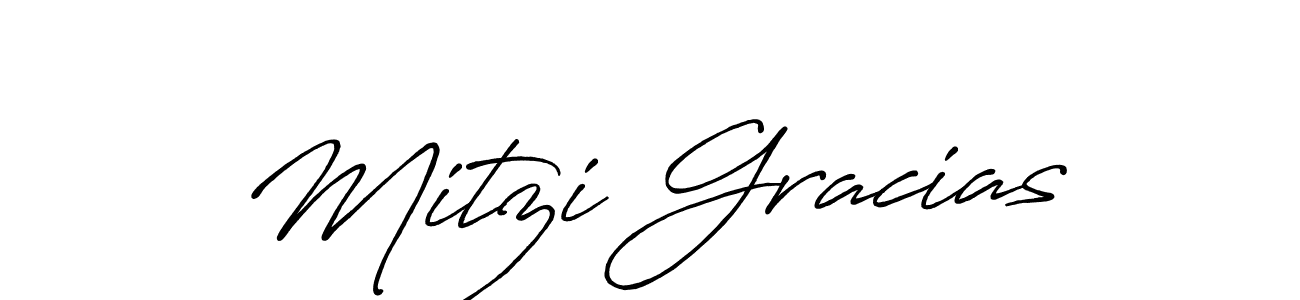 It looks lik you need a new signature style for name Mitzi Gracias. Design unique handwritten (Antro_Vectra_Bolder) signature with our free signature maker in just a few clicks. Mitzi Gracias signature style 7 images and pictures png