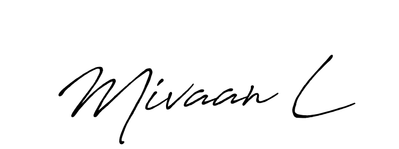 How to Draw Mivaan L signature style? Antro_Vectra_Bolder is a latest design signature styles for name Mivaan L. Mivaan L signature style 7 images and pictures png
