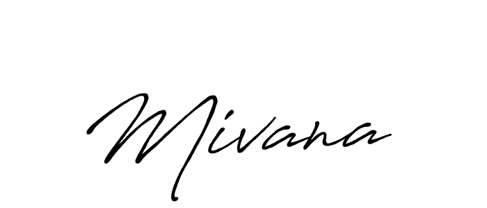 This is the best signature style for the Mivana  name. Also you like these signature font (Antro_Vectra_Bolder). Mix name signature. Mivana  signature style 7 images and pictures png