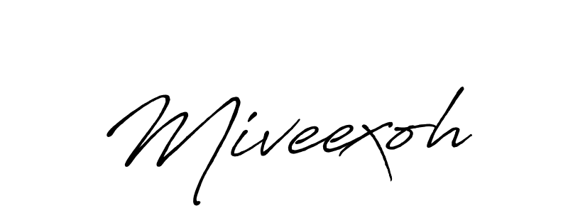 It looks lik you need a new signature style for name Miveexoh. Design unique handwritten (Antro_Vectra_Bolder) signature with our free signature maker in just a few clicks. Miveexoh signature style 7 images and pictures png