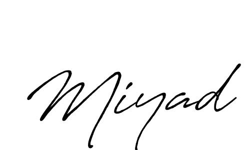 Use a signature maker to create a handwritten signature online. With this signature software, you can design (Antro_Vectra_Bolder) your own signature for name Miyad. Miyad signature style 7 images and pictures png