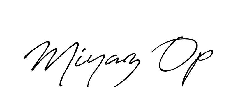 It looks lik you need a new signature style for name Miyaz Op. Design unique handwritten (Antro_Vectra_Bolder) signature with our free signature maker in just a few clicks. Miyaz Op signature style 7 images and pictures png