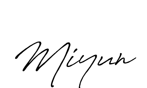 How to make Miyun name signature. Use Antro_Vectra_Bolder style for creating short signs online. This is the latest handwritten sign. Miyun signature style 7 images and pictures png