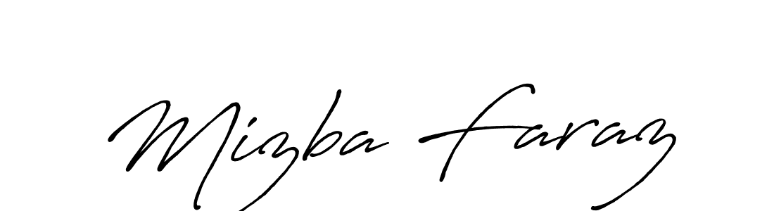 This is the best signature style for the Mizba Faraz name. Also you like these signature font (Antro_Vectra_Bolder). Mix name signature. Mizba Faraz signature style 7 images and pictures png