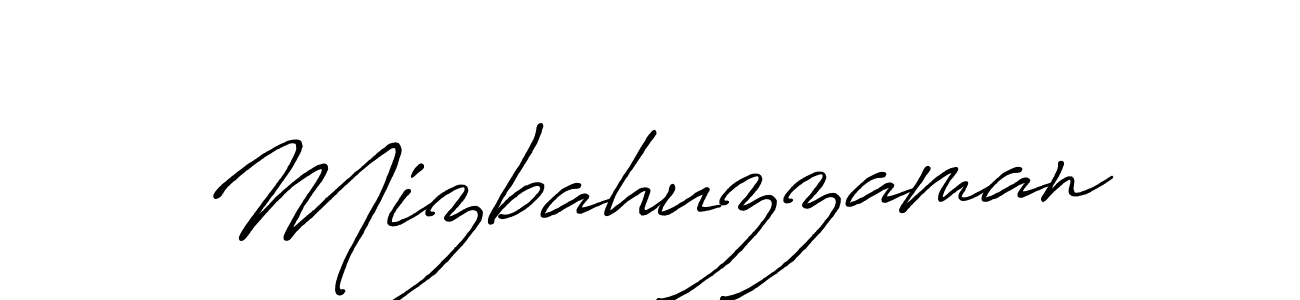 Make a beautiful signature design for name Mizbahuzzaman. With this signature (Antro_Vectra_Bolder) style, you can create a handwritten signature for free. Mizbahuzzaman signature style 7 images and pictures png