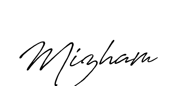 It looks lik you need a new signature style for name Mizham. Design unique handwritten (Antro_Vectra_Bolder) signature with our free signature maker in just a few clicks. Mizham signature style 7 images and pictures png