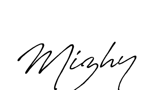 Once you've used our free online signature maker to create your best signature Antro_Vectra_Bolder style, it's time to enjoy all of the benefits that Mizhy name signing documents. Mizhy signature style 7 images and pictures png