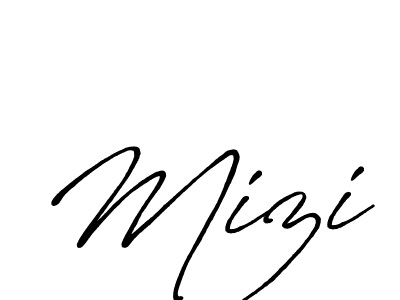 Once you've used our free online signature maker to create your best signature Antro_Vectra_Bolder style, it's time to enjoy all of the benefits that Mizi name signing documents. Mizi signature style 7 images and pictures png