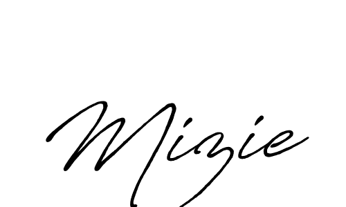 if you are searching for the best signature style for your name Mizie. so please give up your signature search. here we have designed multiple signature styles  using Antro_Vectra_Bolder. Mizie signature style 7 images and pictures png