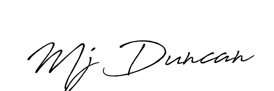 Design your own signature with our free online signature maker. With this signature software, you can create a handwritten (Antro_Vectra_Bolder) signature for name Mj Duncan. Mj Duncan signature style 7 images and pictures png