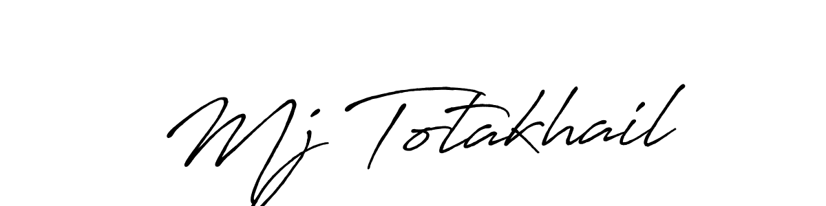 The best way (Antro_Vectra_Bolder) to make a short signature is to pick only two or three words in your name. The name Mj Totakhail include a total of six letters. For converting this name. Mj Totakhail signature style 7 images and pictures png