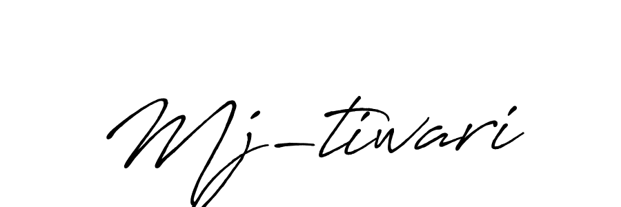 Use a signature maker to create a handwritten signature online. With this signature software, you can design (Antro_Vectra_Bolder) your own signature for name Mj-tiwari. Mj-tiwari signature style 7 images and pictures png