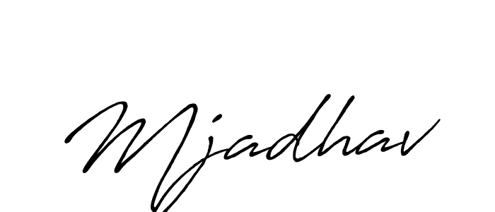 It looks lik you need a new signature style for name Mjadhav. Design unique handwritten (Antro_Vectra_Bolder) signature with our free signature maker in just a few clicks. Mjadhav signature style 7 images and pictures png