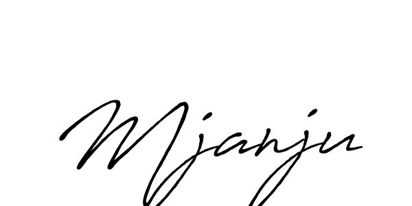 if you are searching for the best signature style for your name Mjanju. so please give up your signature search. here we have designed multiple signature styles  using Antro_Vectra_Bolder. Mjanju signature style 7 images and pictures png