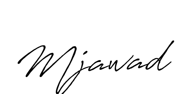 Create a beautiful signature design for name Mjawad. With this signature (Antro_Vectra_Bolder) fonts, you can make a handwritten signature for free. Mjawad signature style 7 images and pictures png