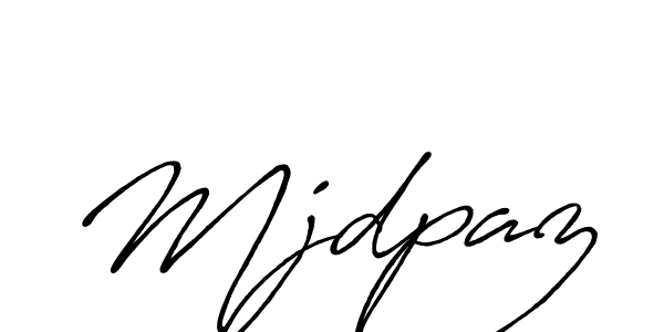 Also You can easily find your signature by using the search form. We will create Mjdpaz name handwritten signature images for you free of cost using Antro_Vectra_Bolder sign style. Mjdpaz signature style 7 images and pictures png
