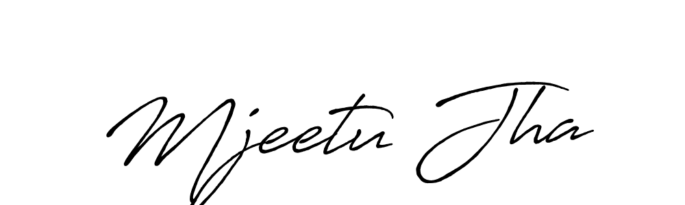 How to Draw Mjeetu Jha signature style? Antro_Vectra_Bolder is a latest design signature styles for name Mjeetu Jha. Mjeetu Jha signature style 7 images and pictures png