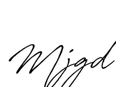 How to make Mjgd signature? Antro_Vectra_Bolder is a professional autograph style. Create handwritten signature for Mjgd name. Mjgd signature style 7 images and pictures png
