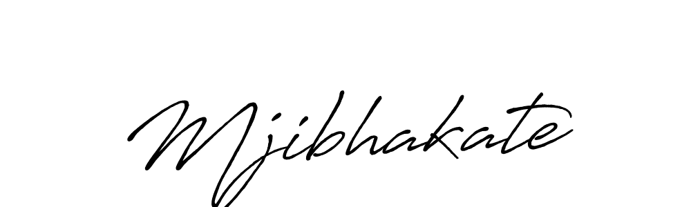 Mjibhakate stylish signature style. Best Handwritten Sign (Antro_Vectra_Bolder) for my name. Handwritten Signature Collection Ideas for my name Mjibhakate. Mjibhakate signature style 7 images and pictures png