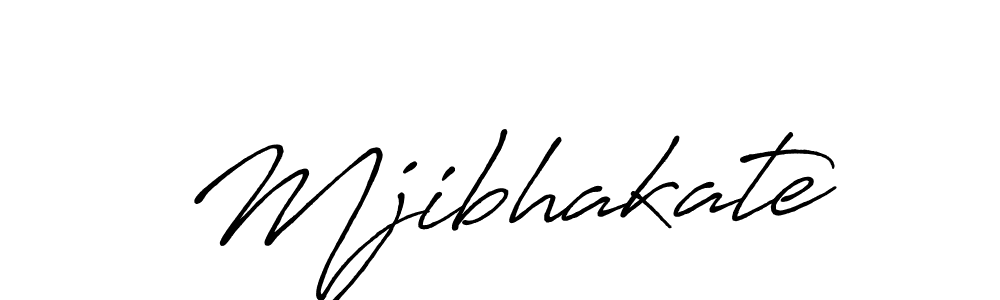 Mjibhakate stylish signature style. Best Handwritten Sign (Antro_Vectra_Bolder) for my name. Handwritten Signature Collection Ideas for my name Mjibhakate. Mjibhakate signature style 7 images and pictures png