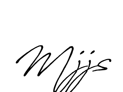 Best and Professional Signature Style for Mjjs. Antro_Vectra_Bolder Best Signature Style Collection. Mjjs signature style 7 images and pictures png