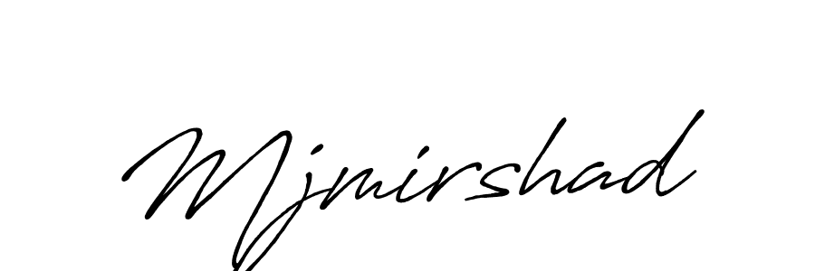 Make a beautiful signature design for name Mjmirshad. Use this online signature maker to create a handwritten signature for free. Mjmirshad signature style 7 images and pictures png