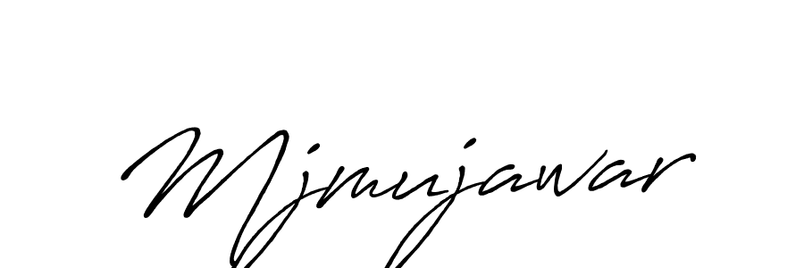 Create a beautiful signature design for name Mjmujawar. With this signature (Antro_Vectra_Bolder) fonts, you can make a handwritten signature for free. Mjmujawar signature style 7 images and pictures png