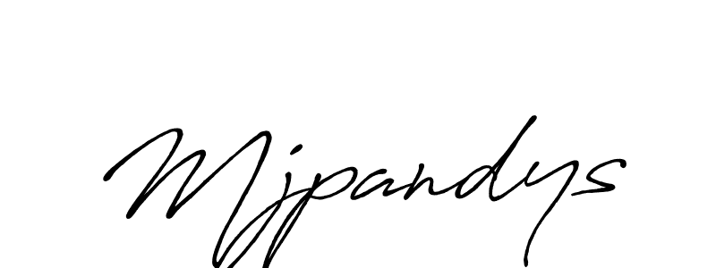 Create a beautiful signature design for name Mjpandys. With this signature (Antro_Vectra_Bolder) fonts, you can make a handwritten signature for free. Mjpandys signature style 7 images and pictures png