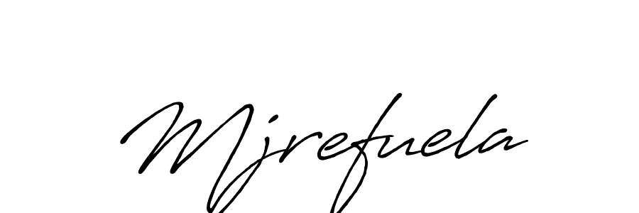 Also we have Mjrefuela name is the best signature style. Create professional handwritten signature collection using Antro_Vectra_Bolder autograph style. Mjrefuela signature style 7 images and pictures png