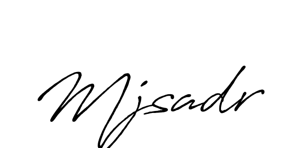 Antro_Vectra_Bolder is a professional signature style that is perfect for those who want to add a touch of class to their signature. It is also a great choice for those who want to make their signature more unique. Get Mjsadr name to fancy signature for free. Mjsadr signature style 7 images and pictures png