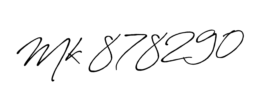 How to Draw Mk 878290 signature style? Antro_Vectra_Bolder is a latest design signature styles for name Mk 878290. Mk 878290 signature style 7 images and pictures png
