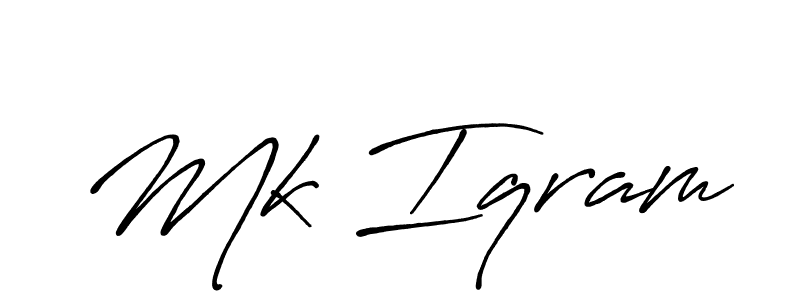 See photos of Mk Iqram official signature by Spectra . Check more albums & portfolios. Read reviews & check more about Antro_Vectra_Bolder font. Mk Iqram signature style 7 images and pictures png