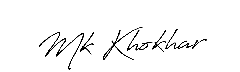 Once you've used our free online signature maker to create your best signature Antro_Vectra_Bolder style, it's time to enjoy all of the benefits that Mk Khokhar name signing documents. Mk Khokhar signature style 7 images and pictures png