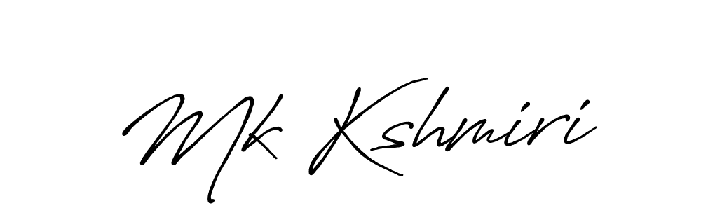 Similarly Antro_Vectra_Bolder is the best handwritten signature design. Signature creator online .You can use it as an online autograph creator for name Mk Kshmiri. Mk Kshmiri signature style 7 images and pictures png