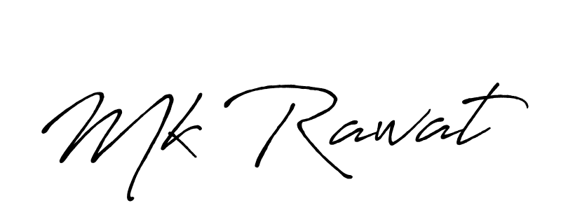 It looks lik you need a new signature style for name Mk Rawat. Design unique handwritten (Antro_Vectra_Bolder) signature with our free signature maker in just a few clicks. Mk Rawat signature style 7 images and pictures png