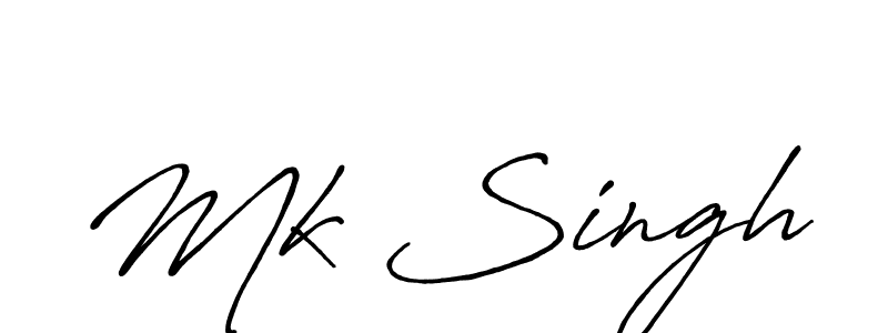 The best way (Antro_Vectra_Bolder) to make a short signature is to pick only two or three words in your name. The name Mk Singh include a total of six letters. For converting this name. Mk Singh signature style 7 images and pictures png