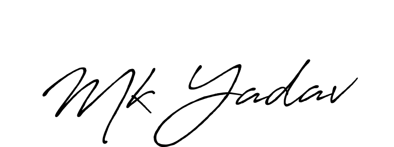 Similarly Antro_Vectra_Bolder is the best handwritten signature design. Signature creator online .You can use it as an online autograph creator for name Mk Yadav. Mk Yadav signature style 7 images and pictures png