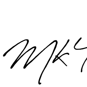 Mk4 stylish signature style. Best Handwritten Sign (Antro_Vectra_Bolder) for my name. Handwritten Signature Collection Ideas for my name Mk4. Mk4 signature style 7 images and pictures png