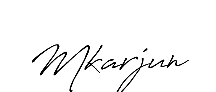 It looks lik you need a new signature style for name Mkarjun. Design unique handwritten (Antro_Vectra_Bolder) signature with our free signature maker in just a few clicks. Mkarjun signature style 7 images and pictures png