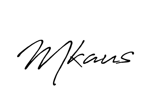 Also we have Mkaus name is the best signature style. Create professional handwritten signature collection using Antro_Vectra_Bolder autograph style. Mkaus signature style 7 images and pictures png