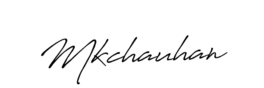 Also we have Mkchauhan name is the best signature style. Create professional handwritten signature collection using Antro_Vectra_Bolder autograph style. Mkchauhan signature style 7 images and pictures png