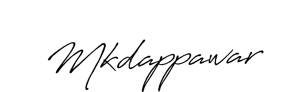 Design your own signature with our free online signature maker. With this signature software, you can create a handwritten (Antro_Vectra_Bolder) signature for name Mkdappawar. Mkdappawar signature style 7 images and pictures png