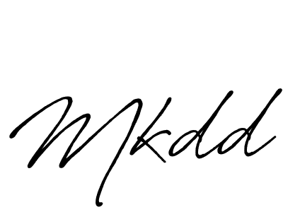 Use a signature maker to create a handwritten signature online. With this signature software, you can design (Antro_Vectra_Bolder) your own signature for name Mkdd. Mkdd signature style 7 images and pictures png