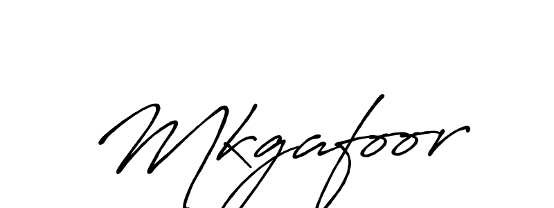 How to make Mkgafoor signature? Antro_Vectra_Bolder is a professional autograph style. Create handwritten signature for Mkgafoor name. Mkgafoor signature style 7 images and pictures png
