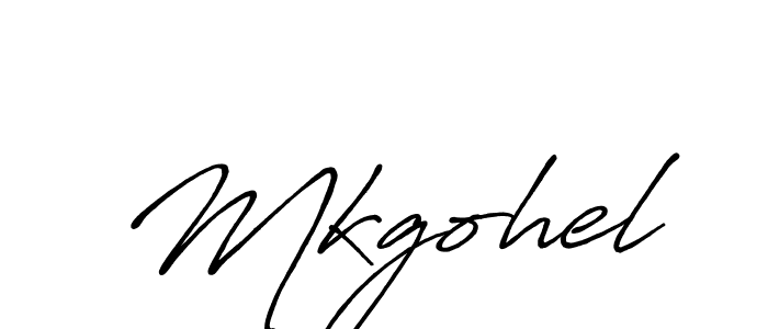 The best way (Antro_Vectra_Bolder) to make a short signature is to pick only two or three words in your name. The name Mkgohel include a total of six letters. For converting this name. Mkgohel signature style 7 images and pictures png
